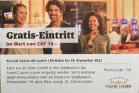 Casino Luzern Eintritt gratis und 20.- Gutschein | Kaufen auf Ricardo