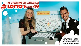 LOTTO 6aus49: Ziehung der Lottozahlen - YouTube